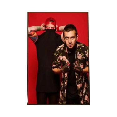 Imagem de Pôster Da Banda Twenty One Pilots, Adesivo Artístico Autoadesivo À Pro