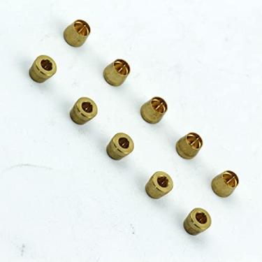 Imagem de AN3 an -3 3AN 3-an an-3 virola de inserção de manga oliva de alumínio para mangueira de teflon PTFE adaptador de encaixe final 10 peças