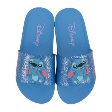 Imagem de Chinelo Infantil Slide Stitch Minnie Personagens Disney Macio 22994, A