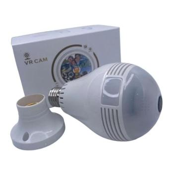 Imagem de Câmera Ip Lâmpada Vr308-V9C Panorâmica Visão Noturna Pa