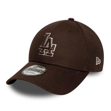 Imagem de Boné New Era 9Forty LA Dodgers MLB Team Outline Dark Brown-Masculino