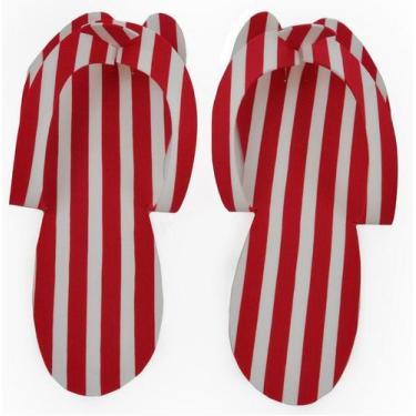 Imagem de Chinelo Descartável Estampado Em E.V.A. 2mm Espessura - 10 Pares - San