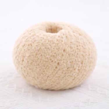 Imagem de Fio curto de pelúcia para crochê – bolas de fio fofas macias para amigurumi, bonecas, artesanato DIY e presentes artesanais (3 damascos)