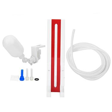 Imagem de Cuofyunl aquário acrílico válvula de água automática dispositivo abastecimento tanque peixes com suporte bola flutuador