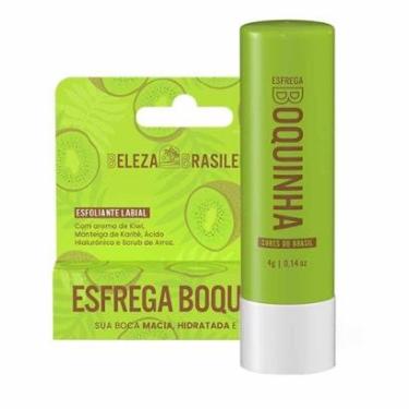 Imagem de Esfoliante Labial Beleza Brasileira Esfrega Boquinha Kiwi-Unissex