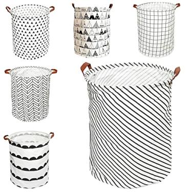 Imagem de Cesto Organizador Roupa Suja Brinquedos Dobrável 60 litros vários modelos (cst60_diag)