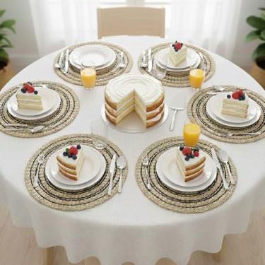 Imagem de Lugar Americano Fibra Natural Seagrass Para Mesa Posta 38cm (8)