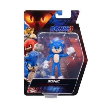 Imagem de Boneco Articulado Sonic de 12cm - Sonic 3: O Filme - Sunny Brinquedos