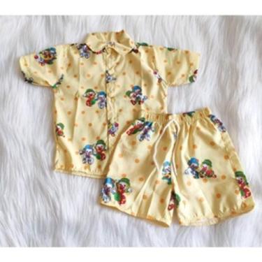 Imagem de Conjunto Menino Mauricinho Patati Patatá Amarelo - EDYNHOKIDS, 03 ANOS