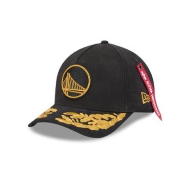 Imagem de Boné New Era  9FORTY M-CROWN Golden State Warriors NBA Preto-Masculino