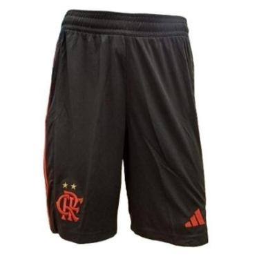Imagem de Bermuda Flamengo Basquete II 2023 adidas IR9484-Masculino
