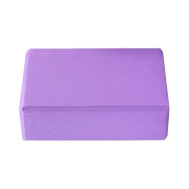 Imagem de Bloco De Yoga De Cortiça Natural Ecológico 9x6x3 Polegadas, Tijolos De