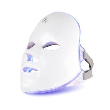 Imagem de Máscara LED Facial 7 Cores Recarregável – Fototerapia Profissional para Acne, Manchas, Anti-idade e Skincare