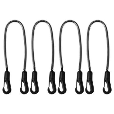 Imagem de Tiras Para Pernas De Manta De Cavalo Substituição | 4 Peças Tira Elástica Ajustável | Reposição De Tiras Para Pernas De 54 Cm Para Mantas Com Ganchos Duplos,Para Animais De Estimação Treino E Equitaçã