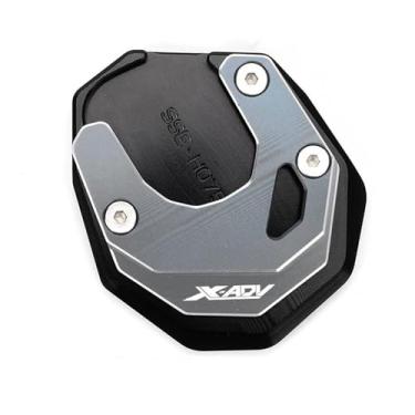 Imagem de Anti-derrapante Para x adv xadv 750 xadv750 2017 2018-2022 2023 suporte de pé placa extensão lateral ampliar almofada(Gray B)