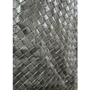 Imagem de Cortina Persiana Adesiva Modular Blackout corta luz(PRETO TRANÇADO,03 UNIDADES- L.1,35m X A.1,24m)