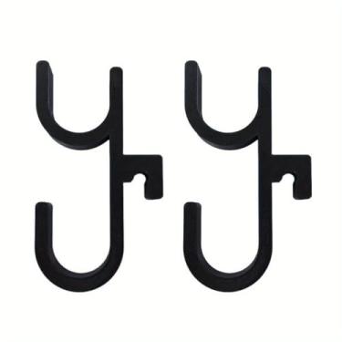 Imagem de 2 ganchos universais para guarda-chuva de carro, organizador de porta-malas para guarda-chuvas, toalhas, varas de pesca e equipamentos de acampamento, instalação sem broca, adequado para a maioria dos