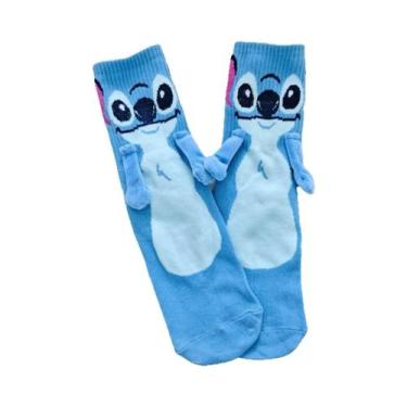 Imagem de Meias Quentes De Desenho Animado Disney Zootopia Alien Stitch Para Adu