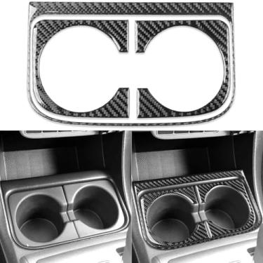 Imagem de NVCNX Fibra de carbono premium real para Toyota 2ª geração Tacoma acessórios 2010-2015 2011 2012 2013 2014 painel organizador de console central de carro capa de moldura interior adesivo de