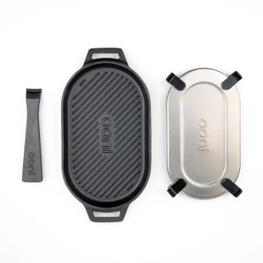 Imagem de CHAPA OONI GRIZZLER EM FERRO FUNDIDO E BASE EM AÇO INOX UU-P1AA00