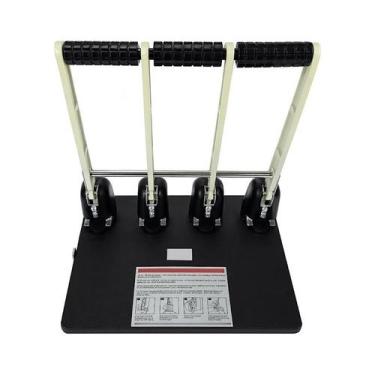 Imagem de Perfurador de Papel 4 Furos Circular 6mm e Margeador 150fls - Motivate