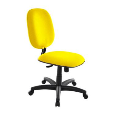 Imagem de Cadeira Diretor Giratória para Escritório Linha Uno Amarelo