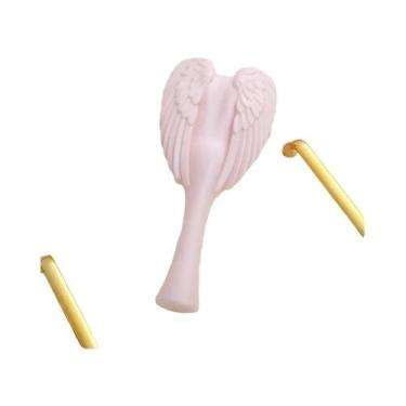 Imagem de Mini Escova Desembaraçadora Anti-Estática Para Cabelo, Massageadora De