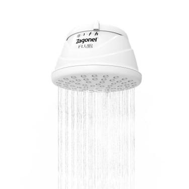 Imagem de Chuveiro Zagonel Fluir 4 Temperaturas Branco 6800W 220V