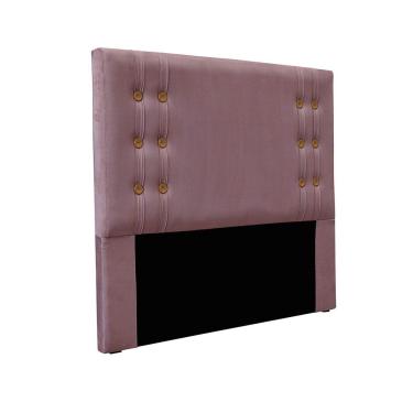 Imagem de Cabeceira Cama Box King 195cm E Recamier Gênova Veludo S04 - D'rossi Cor Uva