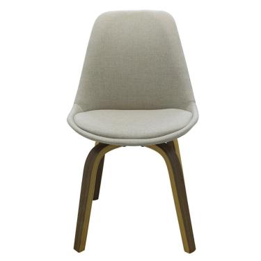 Imagem de Kit 2 Cadeiras Lis Rivatti Cru Base Madeira