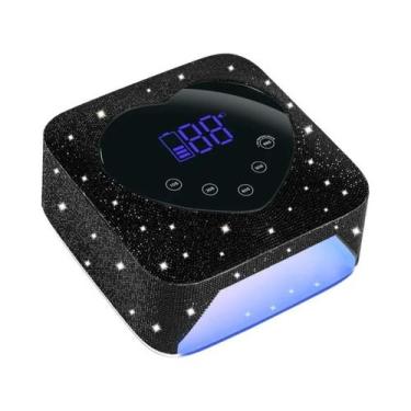 Imagem de Lâmpada UV LED Recarregável De 72W Sem Fio Com 30 LEDs Para Secagem De