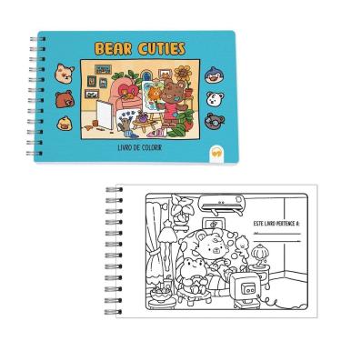 Imagem de Livro De Colorir Bear Cuties Vale Das Letras 64 Páginas