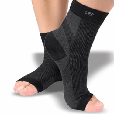 Imagem de Meia Sem Ponteira de Compressão Para Dores Pés e Tornozelos Original -
