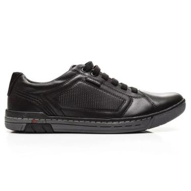 Imagem de Sapatênis Pegada Casual Masculino Preto Nobuck, 40