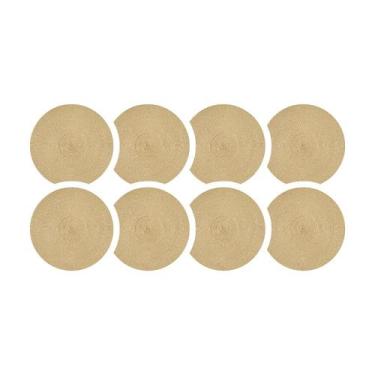 Imagem de Jogo Americano Pérola 37cm Kit 8 Rafimex