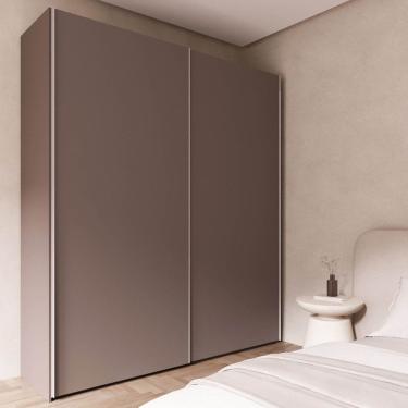Imagem de Guarda Roupa Modular 100% Mdf 2 Portas de Correr Orion Cabecasa Madeiraoriginals Mocha