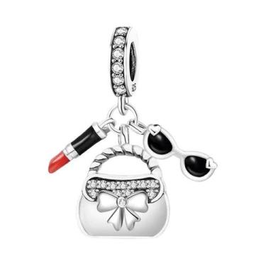 Imagem de Pingentes De Perfume Coroa Rosa Em Prata Esterlina 925 Para Pulseiras 