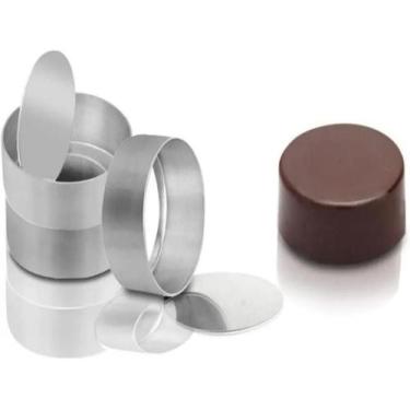 Imagem de Kit Com 12 Forminha Pão De Mel Fundo Falso Nº 0 Alumínio - Fest Forma