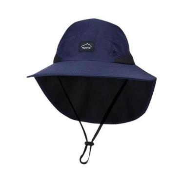 Imagem de Chapéu De Nylon Unissex Para Verão Com Aba Larga E Proteção Solar Para