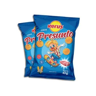 Imagem de Salgadinho kerus 43g presunto c/10
