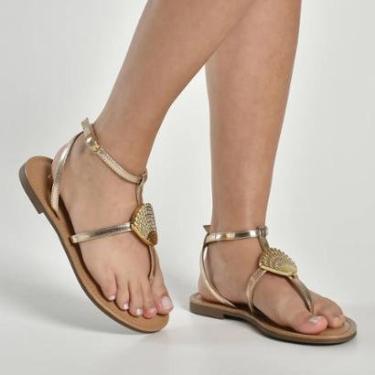 Imagem de Sandália Via Marte Rasteira Feminina-Feminino