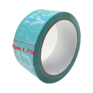 Imagem de Fita Adesiva Decorativa Colorida Com Carinha Sorridente Para Embalagen