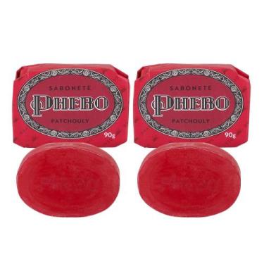 Imagem de Kit 2 Sabonete Phebo Granado Patchouly Glicerina Base Vegetal em Barra