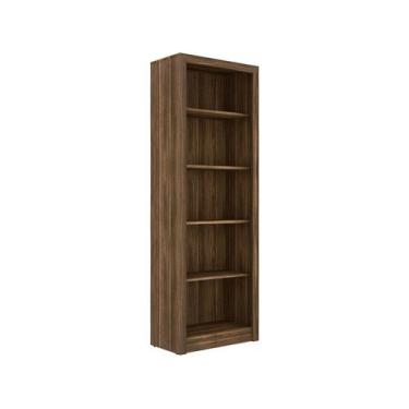 Imagem de Estante para Livros 4 Prateleiras Nogal Me4104  - Tecno Mobili, Nogal