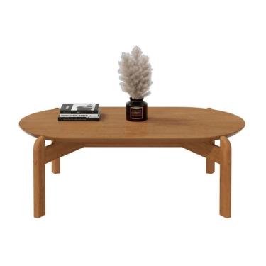 Imagem de Mesa De Centro Oblonga Sala De Estar Cedro