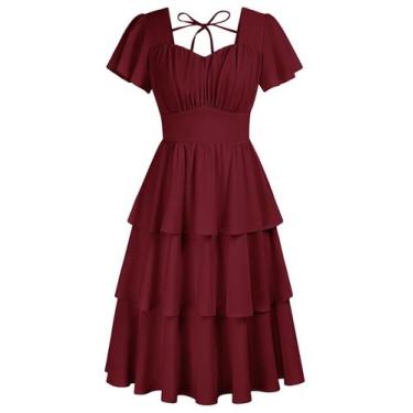 Imagem de Vestido Belle Poque 2024, outono feminino, preto, floral, tamanho GG