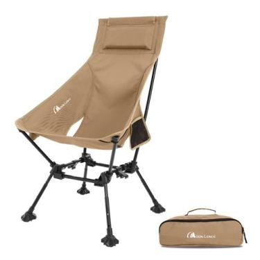 Imagem de Silla de camping MOON LENCE plegable de respaldo alto y altura ajustab