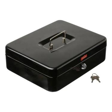 Imagem de Cofre Caixa Seguranca Com Organziador 30x24x9cm Preto