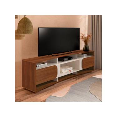 Imagem de Rack Tv 85" Com 7 Nichos 2 Portas 2 Prateleiras Elegance - ARTELY, Ced