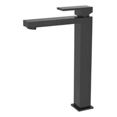 Imagem de Monocomando para Lavatorio de Mesa Bica Alta - Madrid - Black V-83315-
